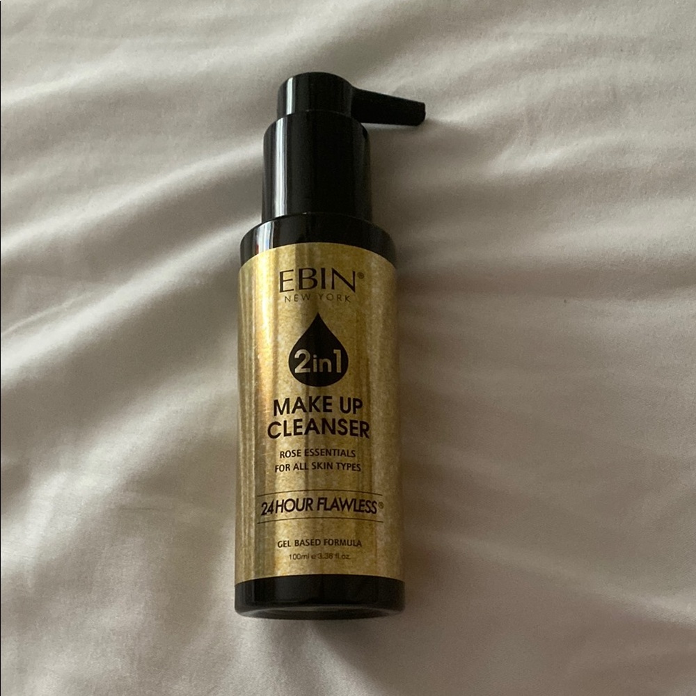 Ebin New York Make up Cleanser 24 HR Flawless Gel based formula Rose Essential